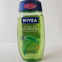 Nivea Touch Of Lemongrass Hydrating Shower Gel Sunflower Oil Pearls Lot 2 Rare - $19.30