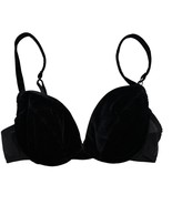 Warners Velvet Bewear Bra 36B Black Vintage - $621.92 MXN