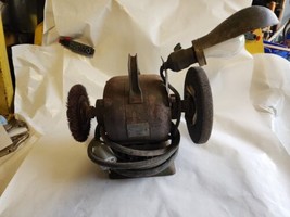 Vintage Black &amp; Decker Vintage 6&quot; Bench Grinder with Vintage Brass Light... - $119.99