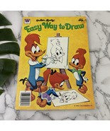 Walter Lantz Easy Way To Draw Woody Woodpecker Coloring Book Whitman 70s - $351.96 MXN