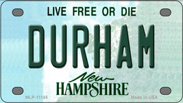 Durham New Hampshire Novelty Mini Metal License Plate Tag - £11.82 GBP