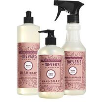 Mrs. Meyers Clean Day Everyday Basics Set Rose Multi-Surface,  Dish &amp; Ha... - $24.75