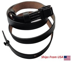 German WWII MP SMG Black Leather Sling- MP collectibles - $18.69
