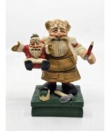 Vtg David Frykman Collection Santa Crafted 1995 Signed Workshop Toy Make... - $366.27 MXN