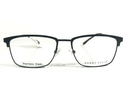 Perry Ellis PE 387-2 Brille Rahmen Schwarz Quadratisch Voll Felge 54-17-140 - £40.80 GBP