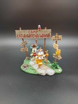 Vintage Garfield Camp Eat-A-Watcha-Wanna Figure by Danbury Mint With Box - $32.62