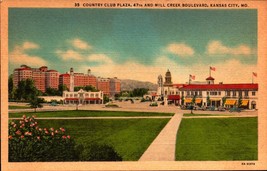 Kansas City, Missouri - Country Club Plaza &amp; Mill Creek Boulevard Postcard BK45 - £2.38 GBP
