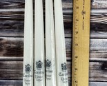 Vintage Carolina 10&quot; Dinner Taper Candles - Lot of 4 - Rare! - £11.62 GBP