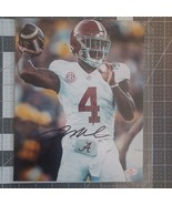 Jalen Milroe Autographed Auto Signed 8x10 Alabama Crimson Tide COA - $1,579.89 MXN