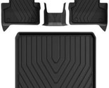 3W Fits 2017-2023 BMW 5 Series Black All Weather Floor Mats and Cargo Li... - $93.57