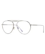 Tom Ford 5730 008 Ruthenium / Blue Block Eyeglasses TF5730-B 008 56mm - $284.05