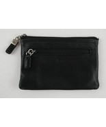 Rolfs Womens 3.5x5.5 Black Leather Coin Wallet Used - $19.79