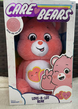 Care Bear 14&quot; Plush Love-A-Lot Bear Soft Huggable Toy Material Walmart E... - £19.74 GBP