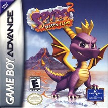 Spyro 2 Season of Flame - Nintendo Game Boy Advance GBA SP NGBA SP Video Game - £19.76 GBP