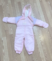 Pink &amp; Purple “CAT” One Piece Bunting Snowsuit Size 18Months &amp; Toddler JC Penney - £7.90 GBP