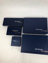 Lot Of 5 ~ Wi Fi Network Routers &amp; Ethernet Switch Netgear Bundle - £39.11 GBP
