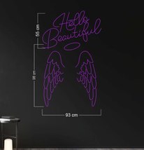 Hello Beautiful - All We Have Is Now | LED Neon Sign &amp; Buddha Table Lamp - £409.19 GBP