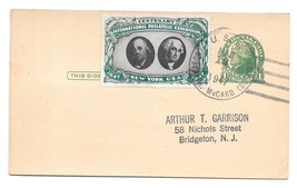 Navy Ship Cancel 1947 USS Robert H McCard CIPEX Poster Stamp Cinderela Tied UX27 - $9.95