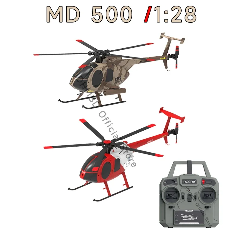MD 500 Defender /1:28 Scale of 2.4G 4CH RC 6 Axis Gyroscope Flybarless Altitude - £200.55 GBP+