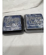 Tim Holtz NIP Chipped Sapphire Distress Ink &amp; Distress Oxide Ink Set 3x3... - £11.54 GBP