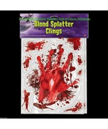 CAR DECAL CLING Outdoor Life Size BLOODY HAND PRINTS SPLATTER Window Doo... - £6.79 GBP