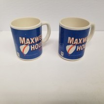 Vintage 1960&#39;s Maxwell House Coffee Mugs &quot;Good To The Last Drop&quot; Lot of 2 - £19.40 GBP