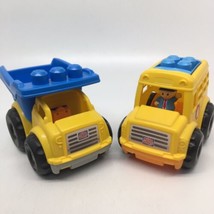 Mega Bloks My First Builders School Bus  & Dump Truck - No Blocks - $16.52