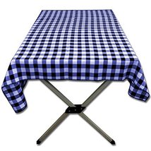 Table in a Bag TC4848RW Square Polyester Poplin Gingham Tablecloth, 48-I... - $14.95