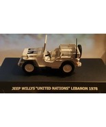 1/43 Willys Jeep Lebanon 1978 UNITED NATIONS DieCast Model WEMI Models - £11.17 GBP