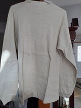 Men&#39;s Club Room by Charter Club Pullover Beige Sweater Size L - £11.91 GBP