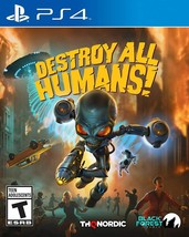 Destroy All Humans PS4 New! Cult Classic! Evil Alien Invastion Action Adventure - £21.80 GBP