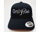 Only Fins Curved Bill Mesh Snapback Hat Cap  Embroidered  Black  - $24.74