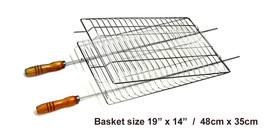 Brazilian Grilling Basket for BBQ - Professional Grade - £71.11 GBP