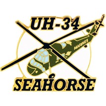 UH-34 Seahorse Helicopter Pin 1 3/8&quot; - £8.00 GBP