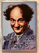 Larry Three Stooges 3 Stooges Dignity Moe Curly magnet TV novelty magnets - £7.75 GBP