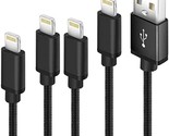 HYPNXUE IPHONE CHARGER CABLE 4 PACK 3&#39;, 6&#39;, 6&#39; &amp; 10&#39; BRAND NEW iphone 5 ... - $8.90