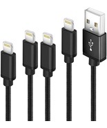 HYPNXUE IPHONE CHARGER CABLE 4 PACK 3&#39;, 6&#39;, 6&#39; &amp; 10&#39; BRAND NEW iphone 5 ... - $8.90