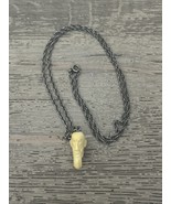 Vintage Carved Stone Jewelry Pendant Face old man Shaman Skull Confucius - $102.90 CAD