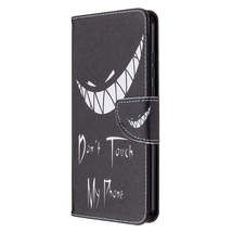 Anymob Huawei Cheshire Smile and Black Flip Leather Mobile Phone Case Cover - $28.90