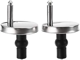 Upgraded 2 Full set Toilet Seat Hinge Fixings Top Fix Nuts Screws Quick Release - £35.08 GBP