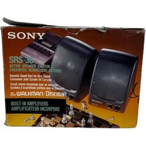 Sony SRS-38 Vintage Mini 3.5 MM Portable Speakers Japan Walkman Compatible - £18.69 GBP