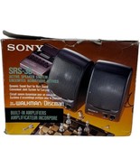Sony SRS-38 Vintage Mini 3.5 MM Portable Speakers Japan Walkman Compatible - £18.39 GBP