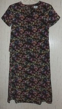 Excellent Womans Christopher &amp; Banks Layered Look &quot;Butterfly&quot; Print Dress Sz 6 - £20.14 GBP