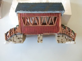 Holiday Time Covered Bridge ~ Original Box &amp; Packaging 11539592 - £8.53 GBP