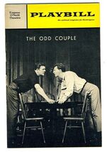 Playbill Neil Simon's  The ODD COUPLE 1966 Pat Hingle Eddie Bracken  - $17.80
