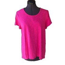 Chico&#39;s Women&#39;s Ultimate T-Shirt Short-Sleeve Hot Pink Size 1 - $332.16 MXN