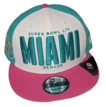 Super Bowl LIV Miami 9Fifty White/Teal/Pink Snapback - New Era - Original Tags - £49.31 GBP