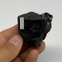 73.8g, 1.7&quot;x1.6&quot;x1.2&quot;, Natural Black Tourmaline Mineral Specimen, B33752 - $34.64