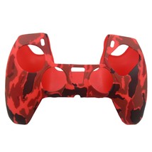 For PS5 Controller Silicone Grip Red Camo Cover Accessories - $8.33