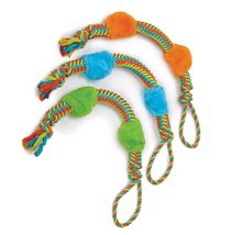 Durable Rope Tugger Plush Sensory Toy for Medium to Large Dogs 29&quot; (Orange) - $20.80+